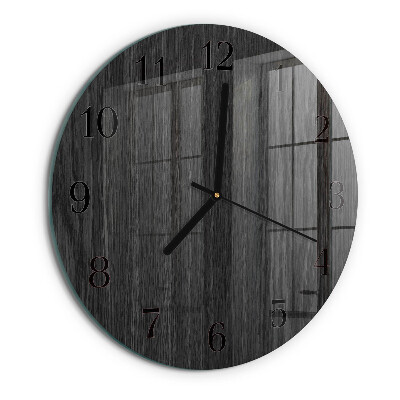 Reloj de pared redondo Madera
