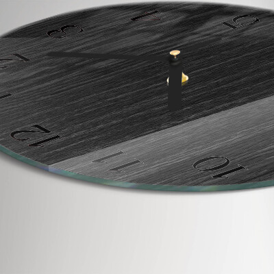 Reloj de pared redondo Madera