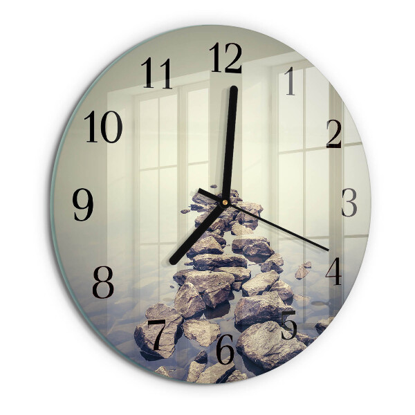Reloj de pared redondo Orilla del río