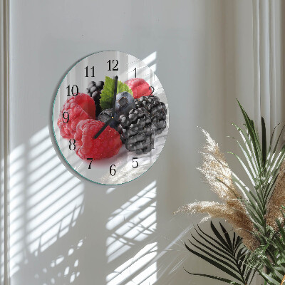 Reloj de pared redondo bayas