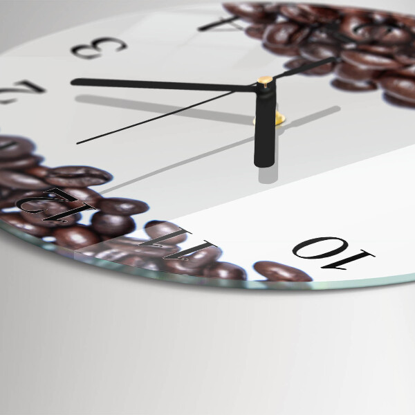 Reloj de pared redondo Granos de café