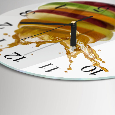 Reloj de pared redondo Fruta