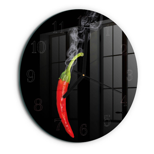 Reloj de pared redondo Ají picante