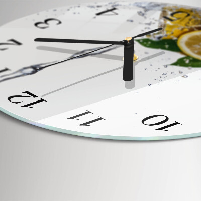 Reloj de pared redondo Limones