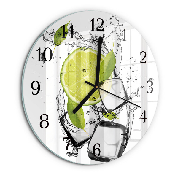Reloj de pared redondo Carbonato de calcio