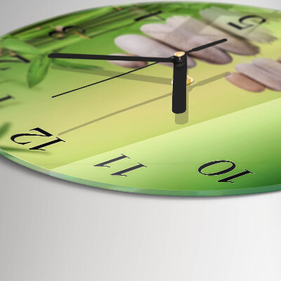 Reloj de pared redondo Piedras zen