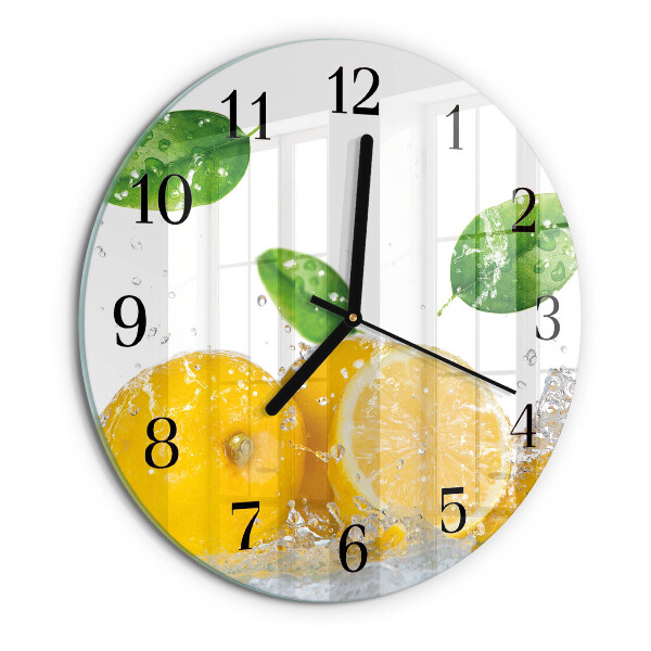Reloj de pared redondo Cítrico