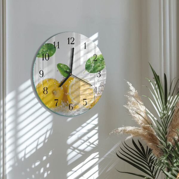 Reloj de pared redondo Cítrico