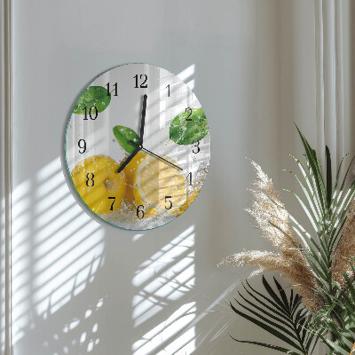 Reloj de pared redondo Cítrico