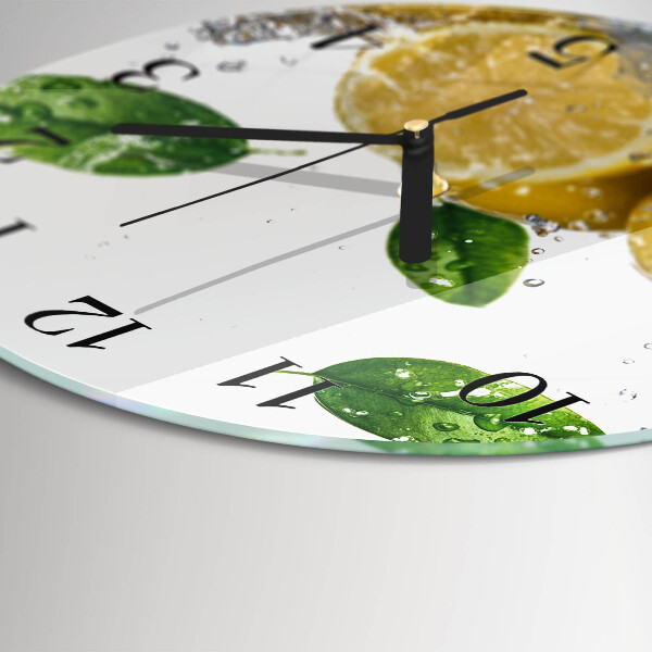 Reloj de pared redondo Cítrico
