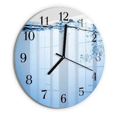 Reloj de pared redondo Agua