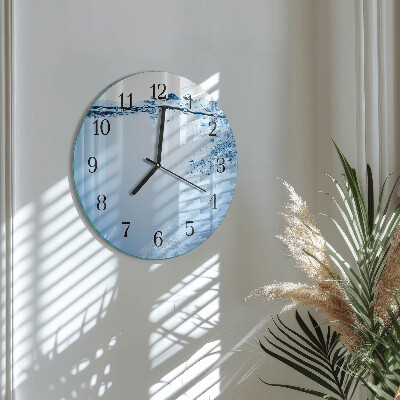 Reloj de pared redondo Agua