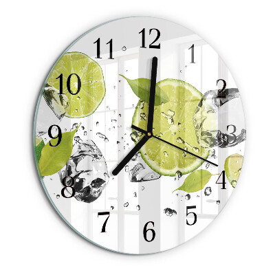 Reloj de pared redondo Carbonato de calcio