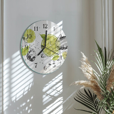 Reloj de pared redondo Carbonato de calcio