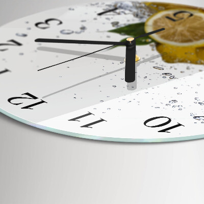 Reloj de pared redondo Limones