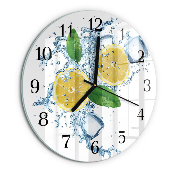 Reloj de pared redondo Cítrico