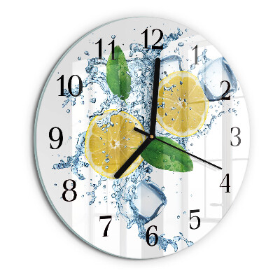 Reloj de pared redondo Cítrico