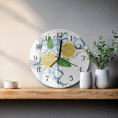 Reloj de pared redondo Cítrico