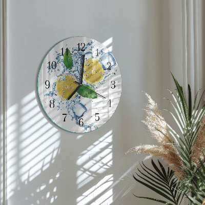 Reloj de pared redondo Cítrico