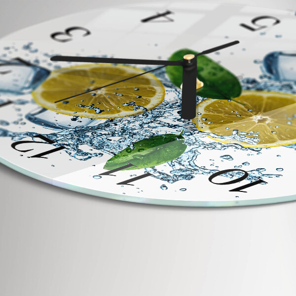 Reloj de pared redondo Cítrico