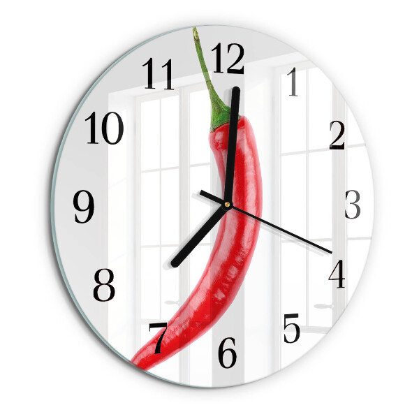 Reloj de pared redondo Ají picante