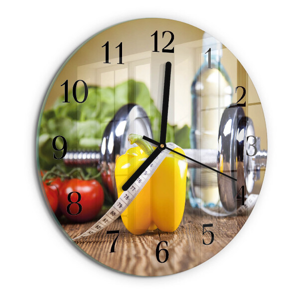 Reloj de pared redondo Pimienta