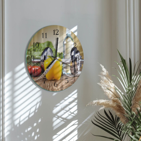 Reloj de pared redondo Pimienta