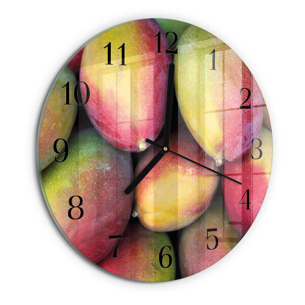 Reloj de pared redondo Fruta