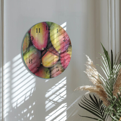 Reloj de pared redondo Fruta
