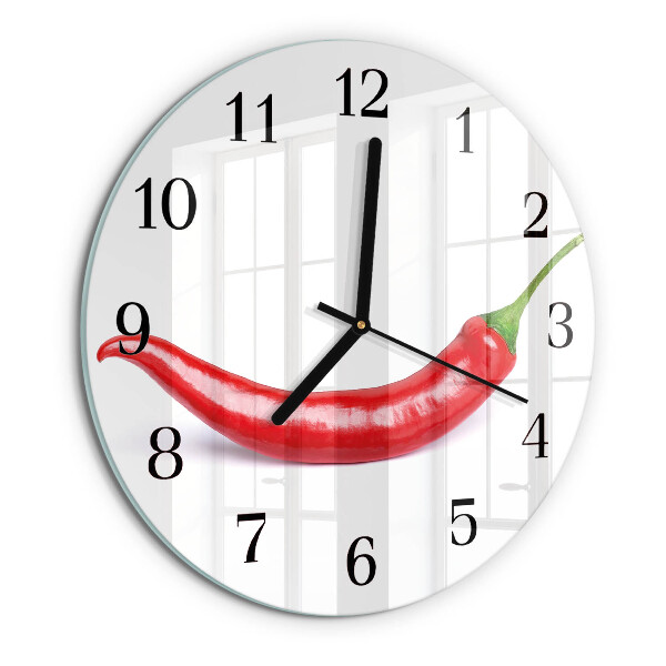 Reloj de pared redondo Ají picante