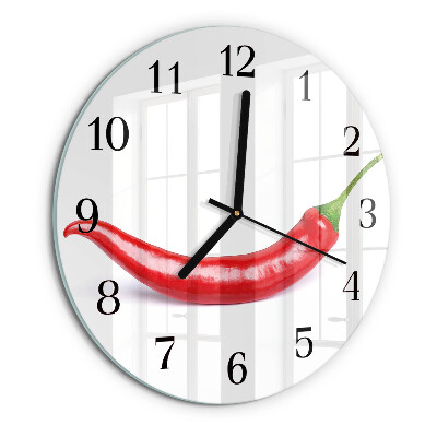 Reloj de pared redondo Ají picante