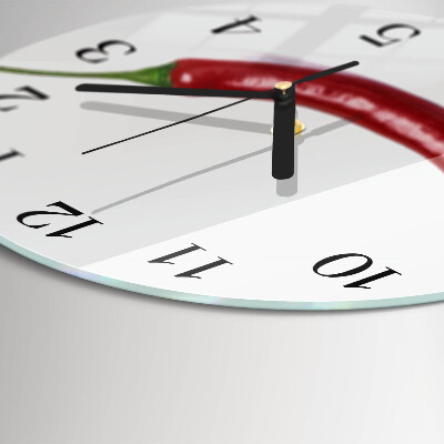 Reloj de pared redondo Ají picante