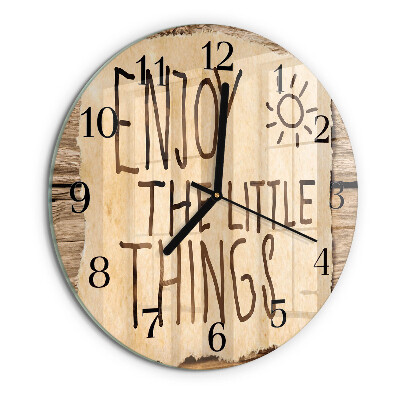 Reloj de pared redondo Disfrutar
