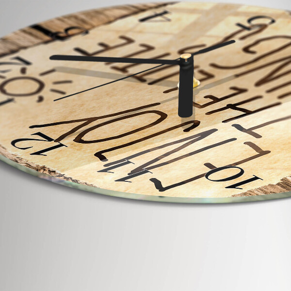 Reloj de pared redondo Disfrutar