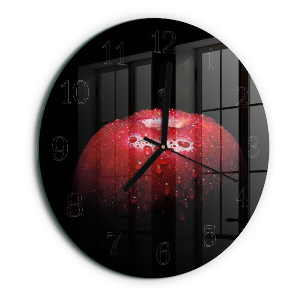 Reloj de pared redondo Manzana