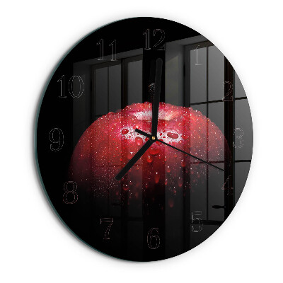 Reloj de pared redondo Manzana