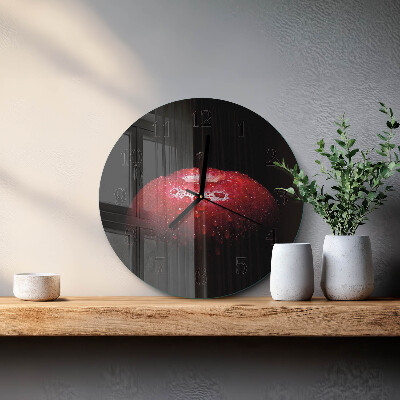 Reloj de pared redondo Manzana