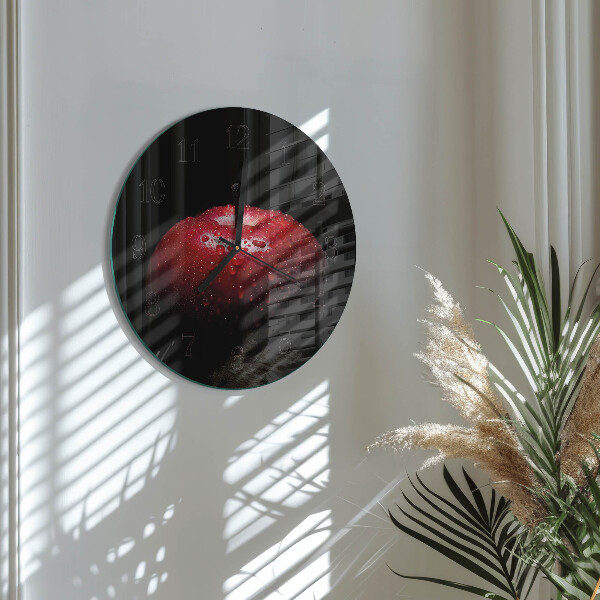 Reloj de pared redondo Manzana