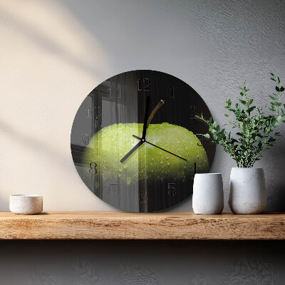 Reloj de pared redondo Manzana
