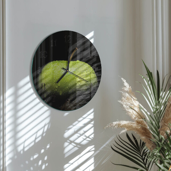 Reloj de pared redondo Manzana