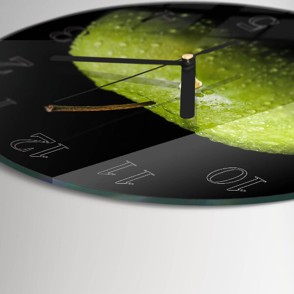 Reloj de pared redondo Manzana