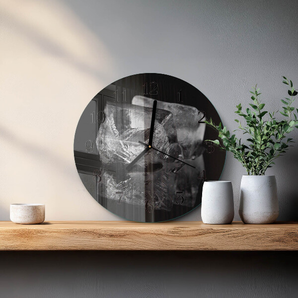 Reloj de pared redondo Cubitos de hielo