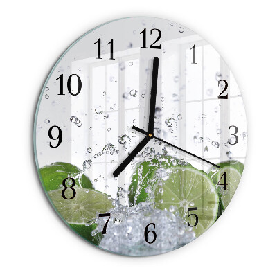 Reloj de pared redondo Carbonato de calcio