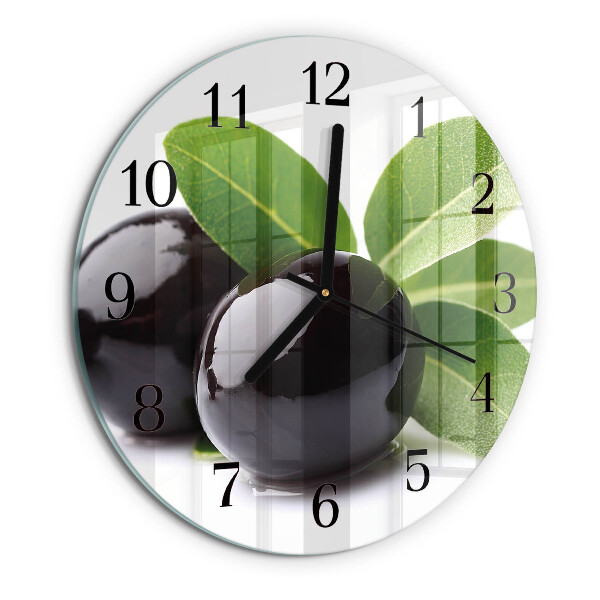 Reloj de pared redondo Aceitunas