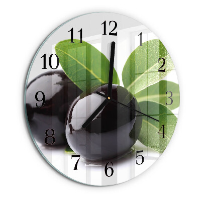 Reloj de pared redondo Aceitunas