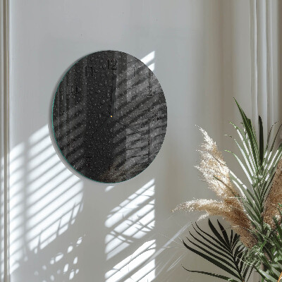 Reloj de pared redondo Gotas de agua