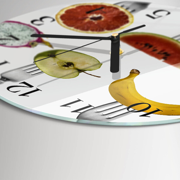 Reloj de pared redondo Fruta