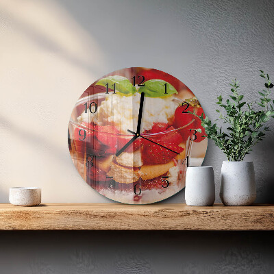 Reloj de pared redondo Fruta