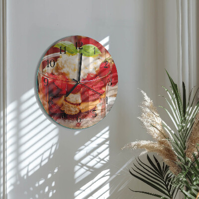 Reloj de pared redondo Fruta