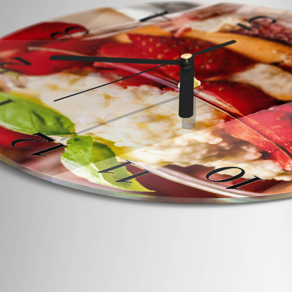 Reloj de pared redondo Fruta